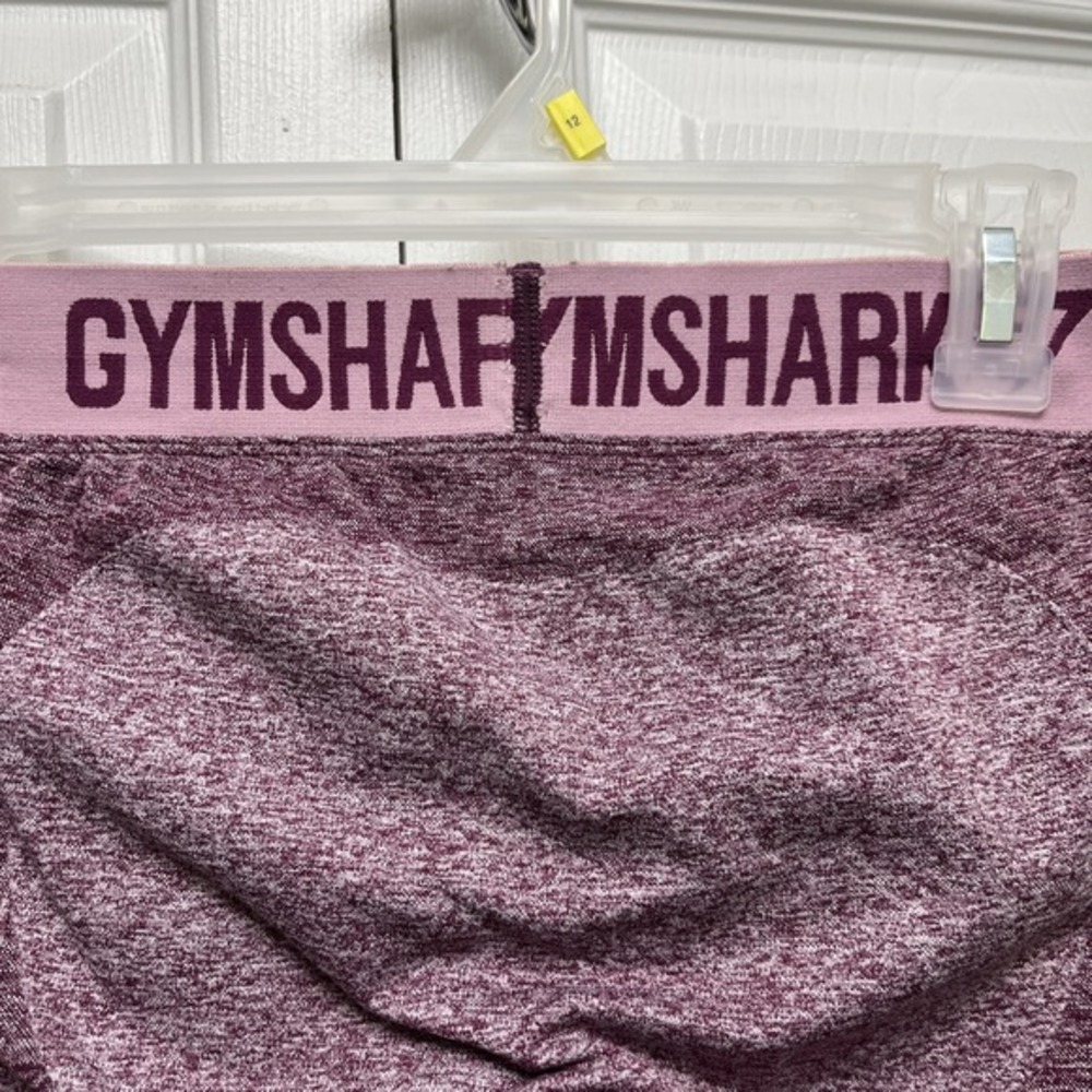 Gymshark Flex Leggings SMALL GLLG015 AW18-369 Pink Burgandy - Picture 3 of 6